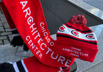 CAC Logo Knit Scarf