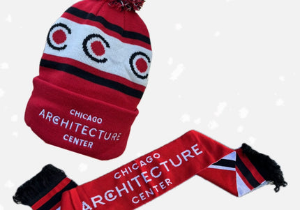 CAC Logo Knit Scarf