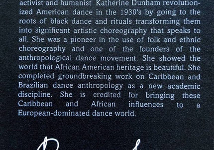 Katherine Dunham Enamel Pin