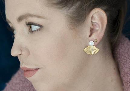 Mother of Pearl Beam Studs