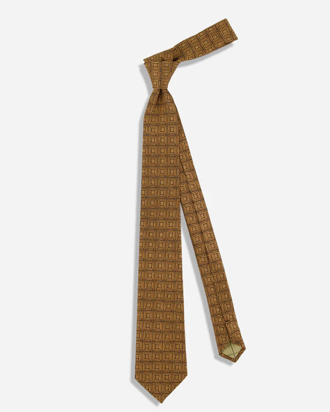 FLW Midway Gardens Sketch Tie- Dark Oak