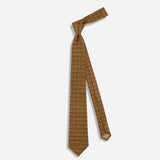 FLW Midway Gardens Sketch Tie- Dark Oak