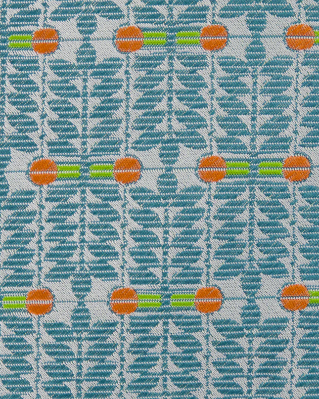 FLW Midway Gardens Meadow Tie- Blue