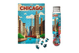 Chicago Travel Poster Micro Puzzle