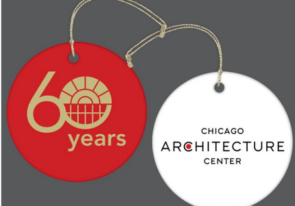 CAC 60th Anniversary Ceramic Ornament