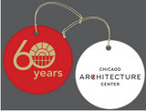 CAC 60th Anniversary Ceramic Ornament