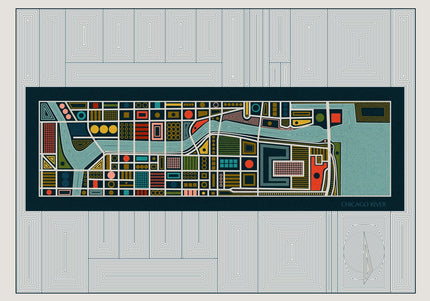 Chicago - On the River 11x14 Print