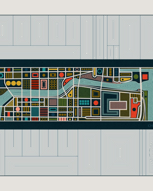 Chicago - On the River 11x14 Print