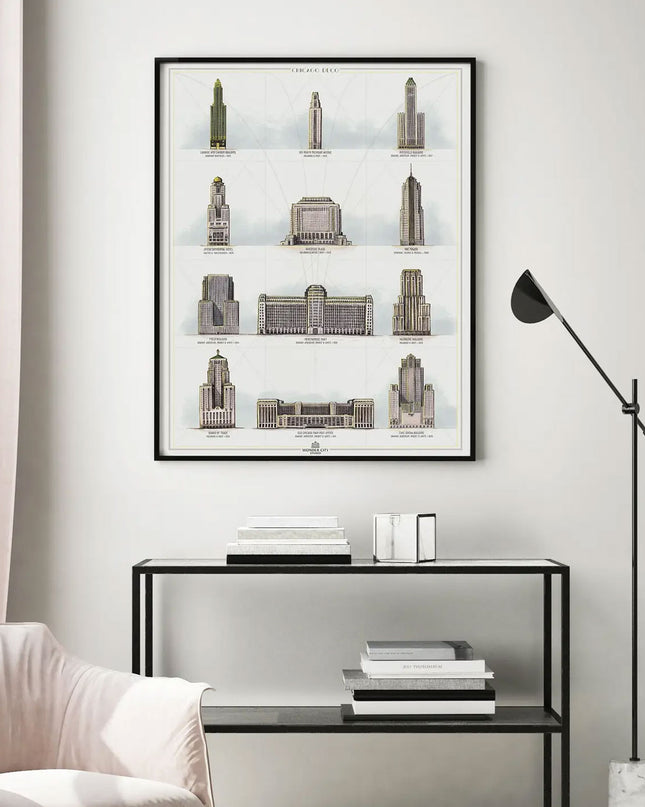 Art Deco of Chicago Print - 11 x 14 inches