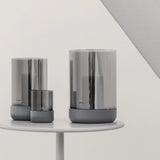 Calma Hurricane Lamp- Smoke Glass