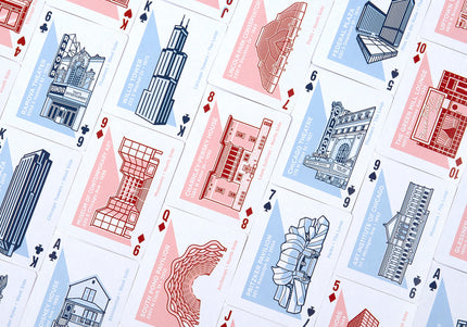 Chicago Architecture Playing Cards by Transit Tees