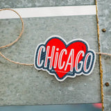 Chicago Heart Sticker