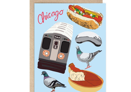Chicago Favorites Greeting Card