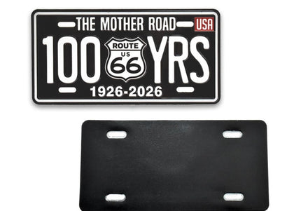 100 Years Route 66 Magnet- BLACK