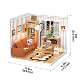 DIY Cozy Living Lounge Miniature House