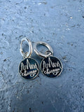 Chicago Skyline Earrings Silver