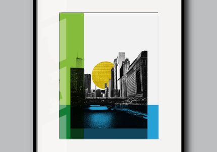 Chicago - On the River 11x14 Print