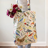 Feathered Friends Birds Tote Bag