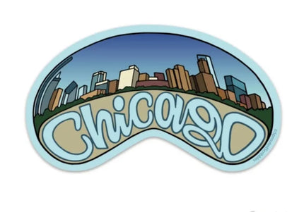 Bean Chicago Large Sticker