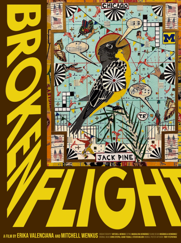 SIGNED Broken Flight- Tony Fitzpatrick Poster