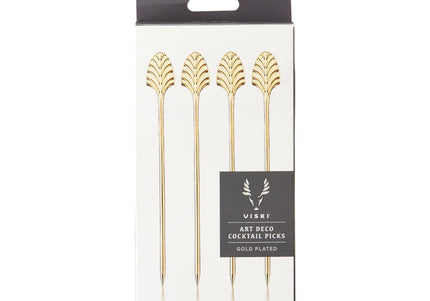 Belmont: Gold Art Deco Cocktail Picks