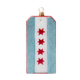 Luggage Tag Chicago Ornament
