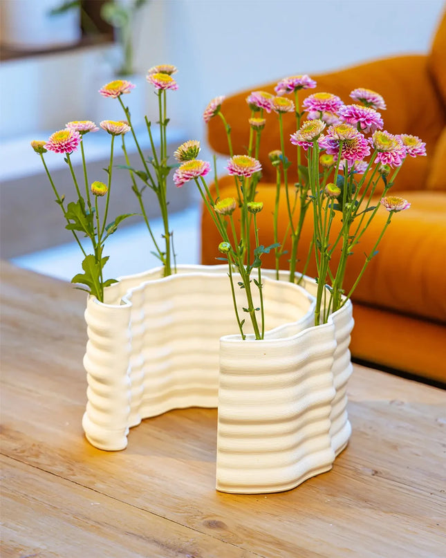 3D Ceramic Drip Vase