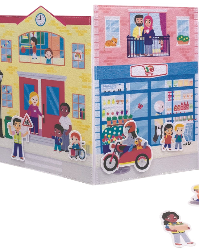 Felt Words: My Town