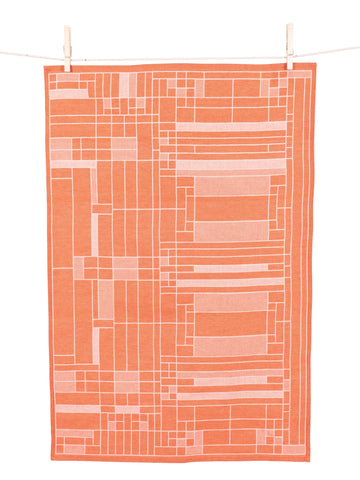 Frank Lloyd Wright Oak Park Jacquard Tea Towel