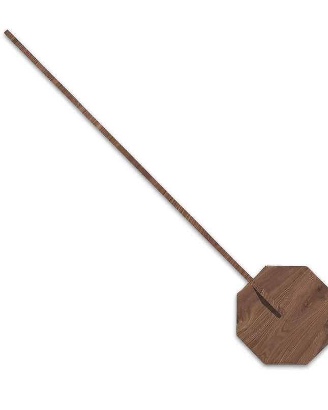 Octagon Portable Desk Light in Walnut