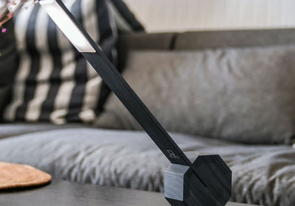 Octagon Portable Desk Light in Black