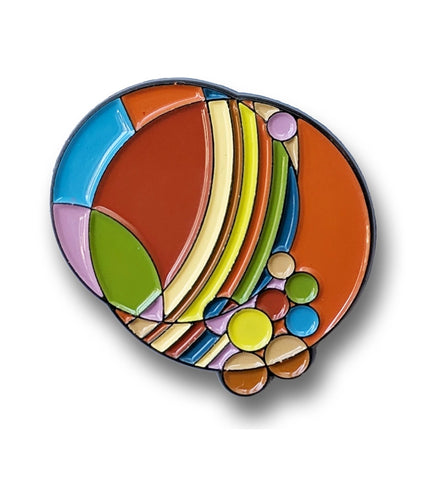 Enamel Pin - March Balloons FLW