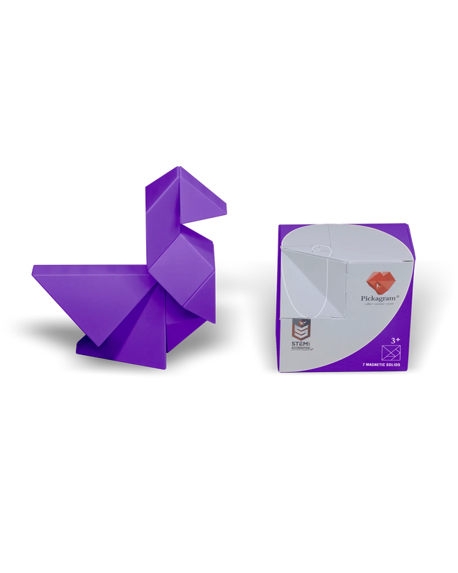 Pickagram 3D Art Puzzle - Purple