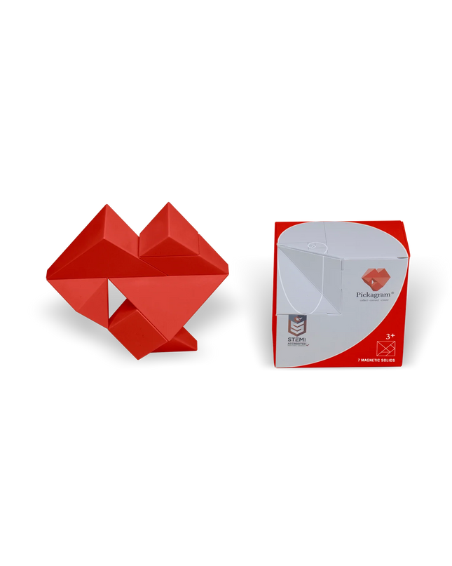 Pickagram 3D Art Puzzle - Red