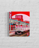 Red Line 11x14 Print