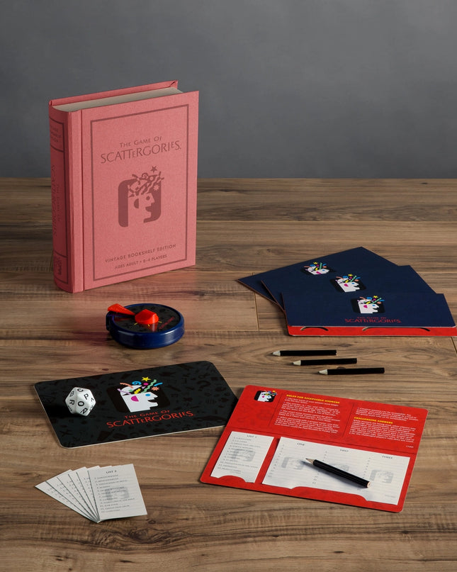 Scattergories Vintage Bookshelf Board Game