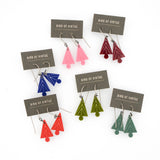 Mini Christmas Tree Earrings