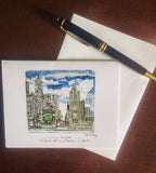 Winter at Bridge Tender Note Cards Set P