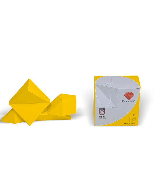 Pickagram 3D Art Puzzle - Yellow