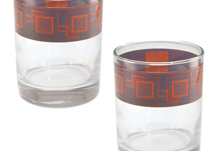 Frank Lloyd Wright Whirling Arrow Glasses - Set of 2