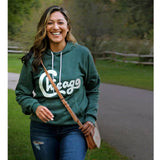 Chicago Felt Applique Hooded Sweatshirt