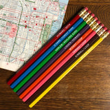 Chicago "EL" Train Pencils - Set of 9