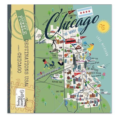 Chicago Landmarks Jigsaw Puzzle