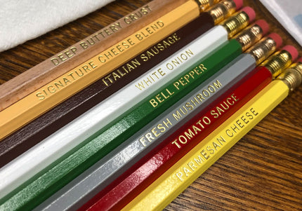 Chicago Pizza Pencils - Set of 8