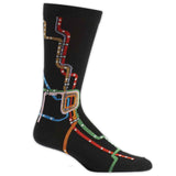 Chicago CTA L Map Socks