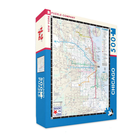 CTA Transit Map Jigsaw Puzzle