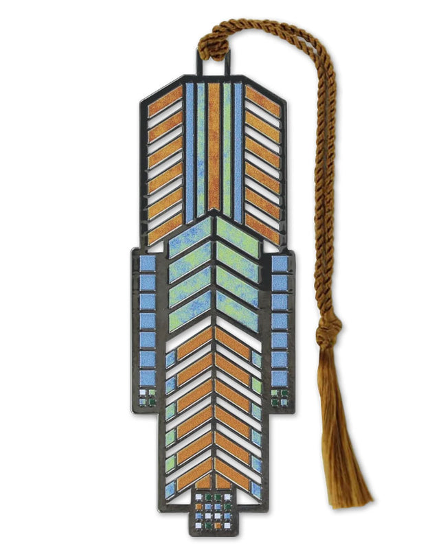 Frank Lloyd Wright Dana-Thomas House Metal Bookmark