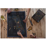 Neon Neighborhood Map of Chicago Jigsaw Puzzle