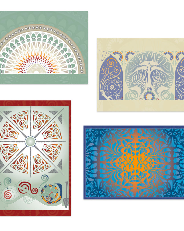 Louis Sullivan Ornamental Designs Notecards - Set of 20